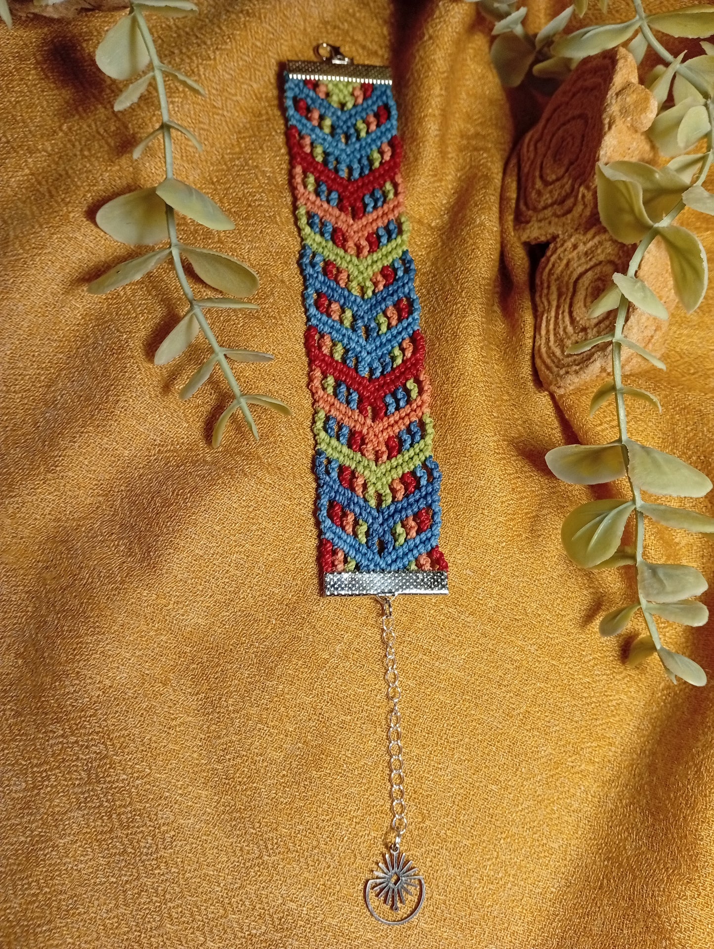 Bracelet en macramé Chant des Fibres