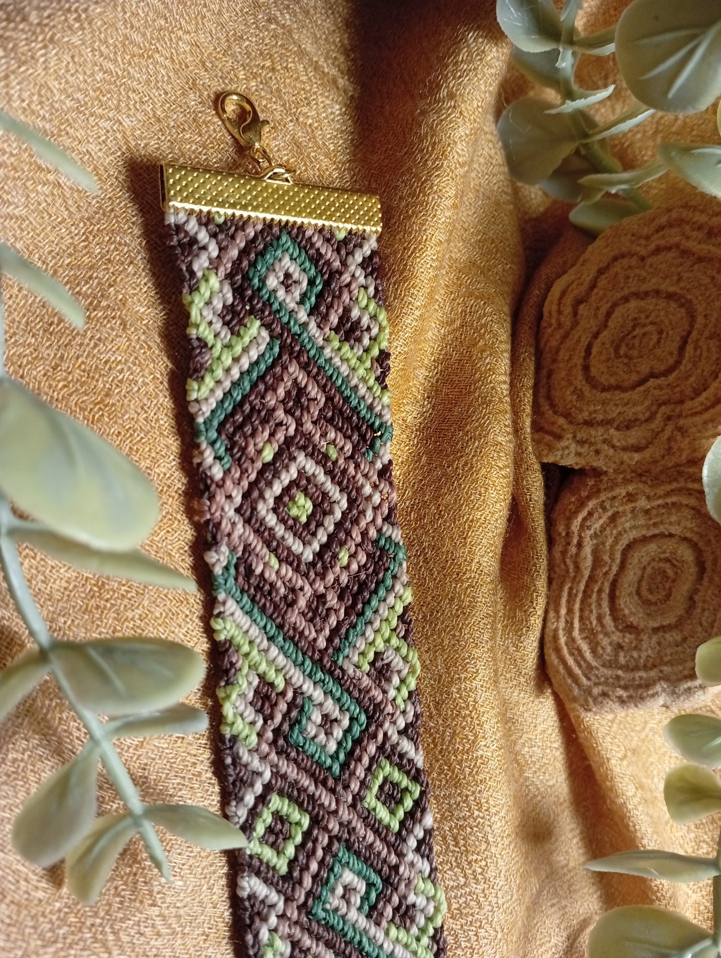 Bracelet en macramé Lumière nomade