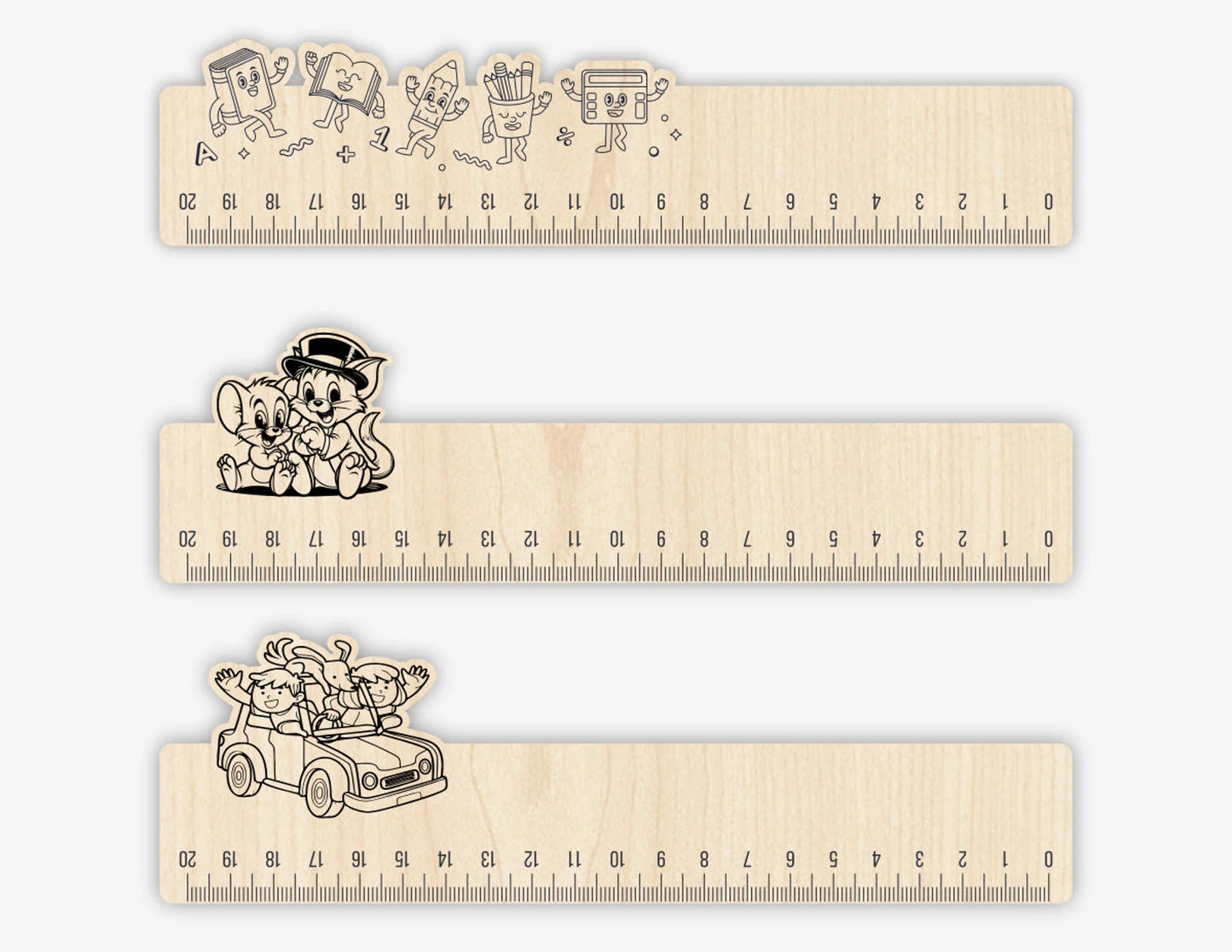 Règle en bois