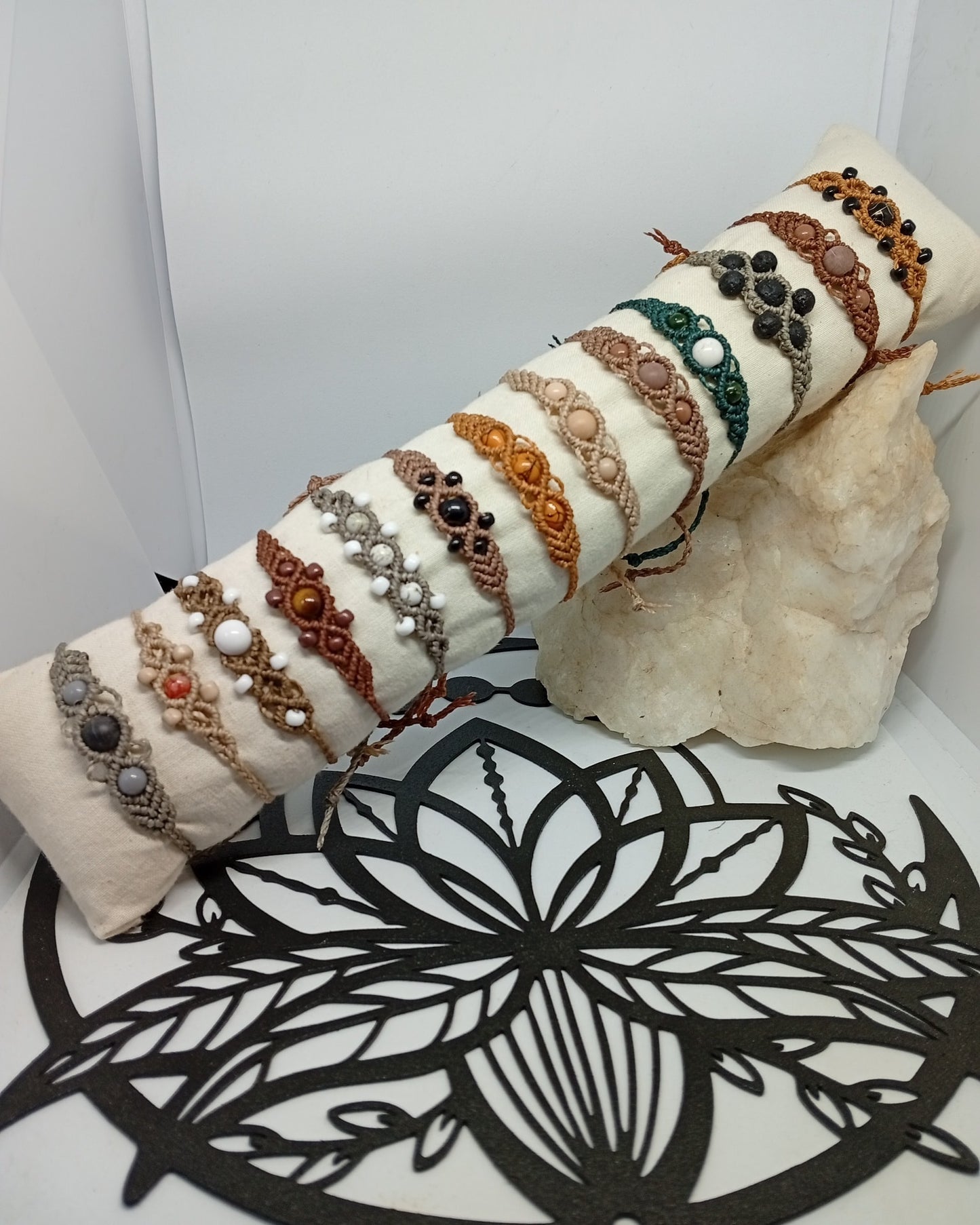 Bracelet en macramé