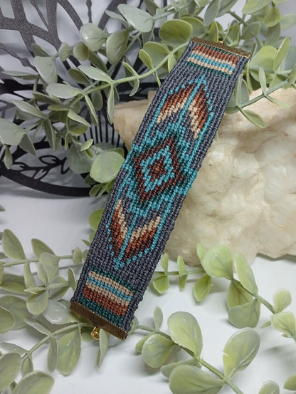 Bracelet en macramé Pixel