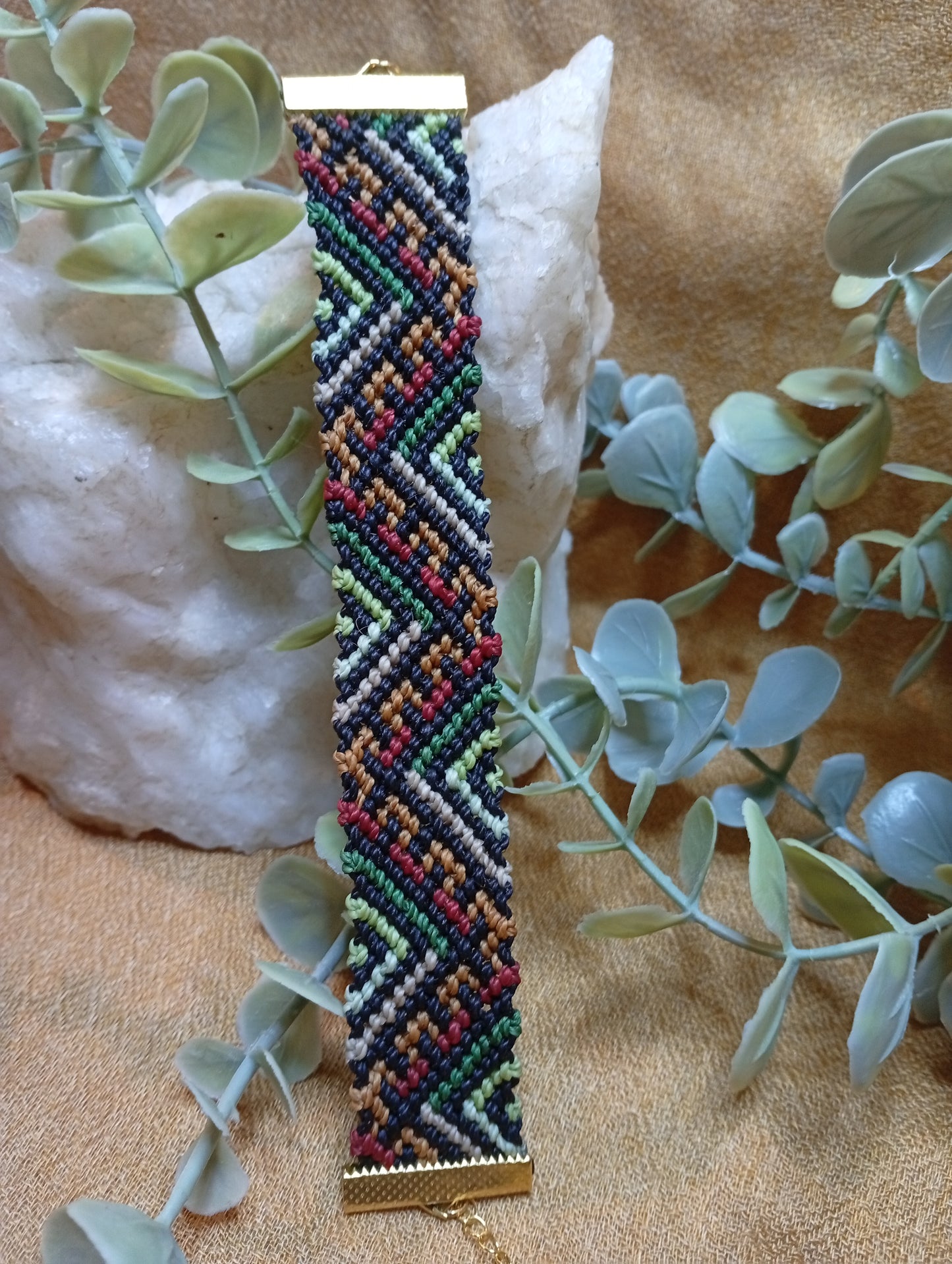 Bracelet en macramé Ondes Bohèmes