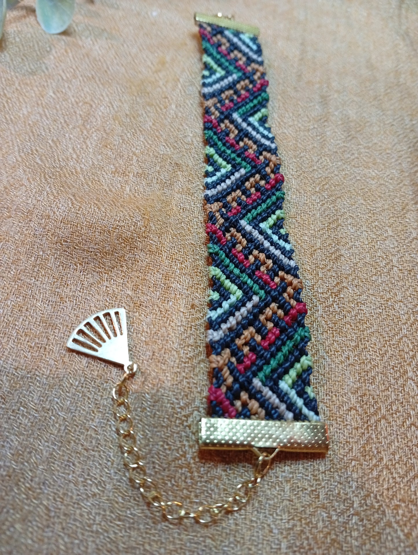 Bracelet en macramé Ondes Bohèmes