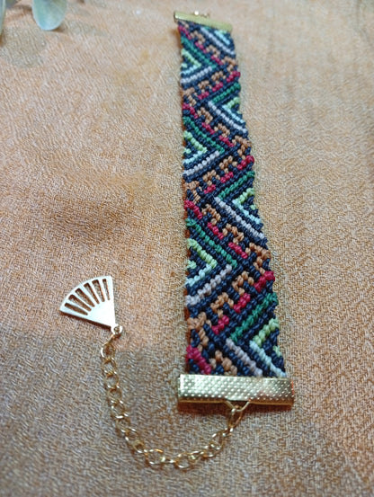 Bracelet en macramé Ondes Bohèmes