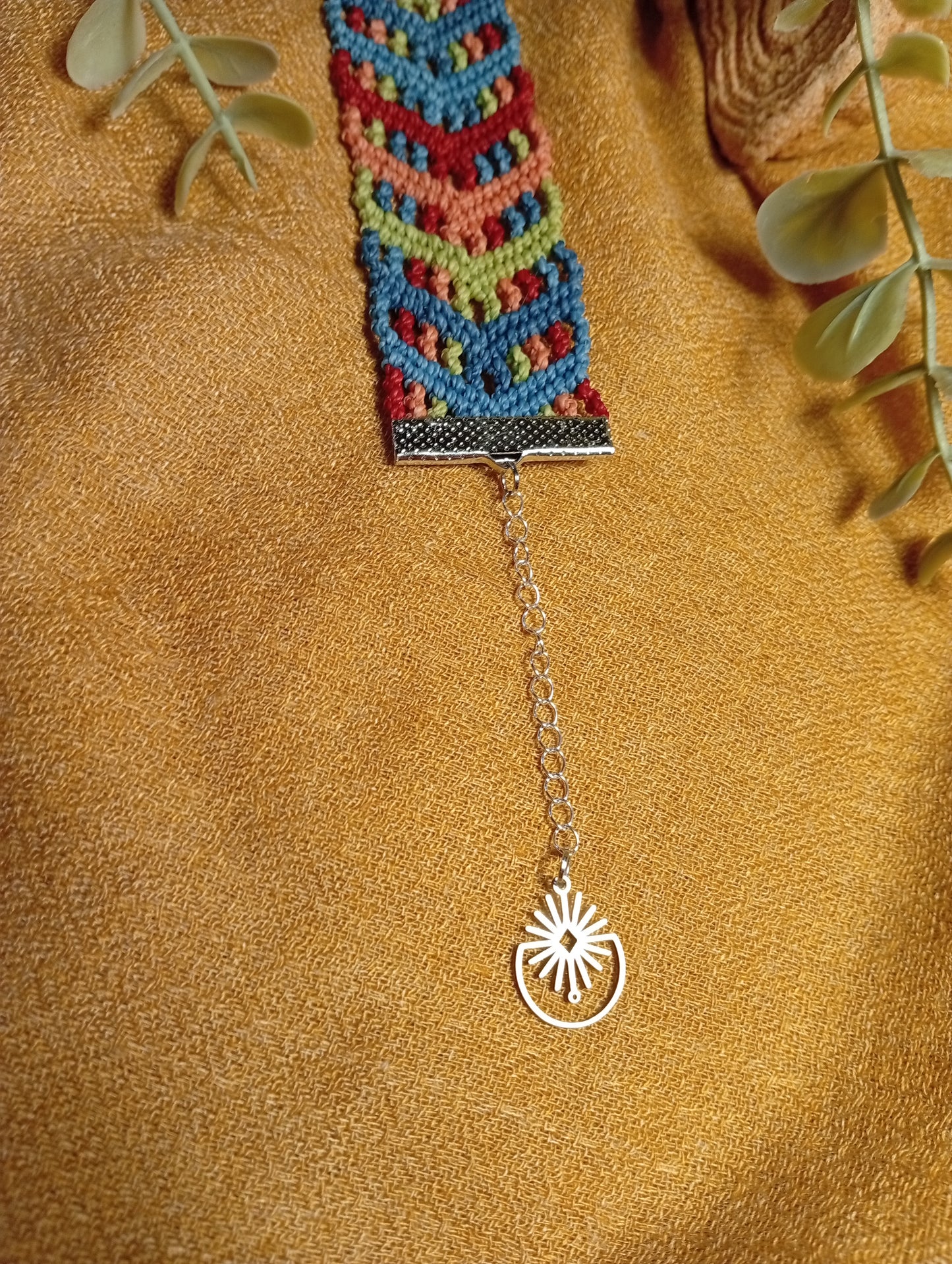 Bracelet en macramé Chant des Fibres