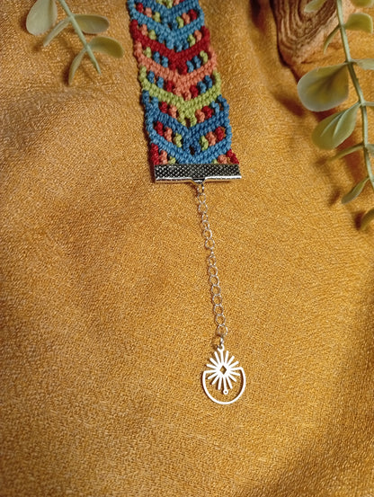 Bracelet en macramé Chant des Fibres