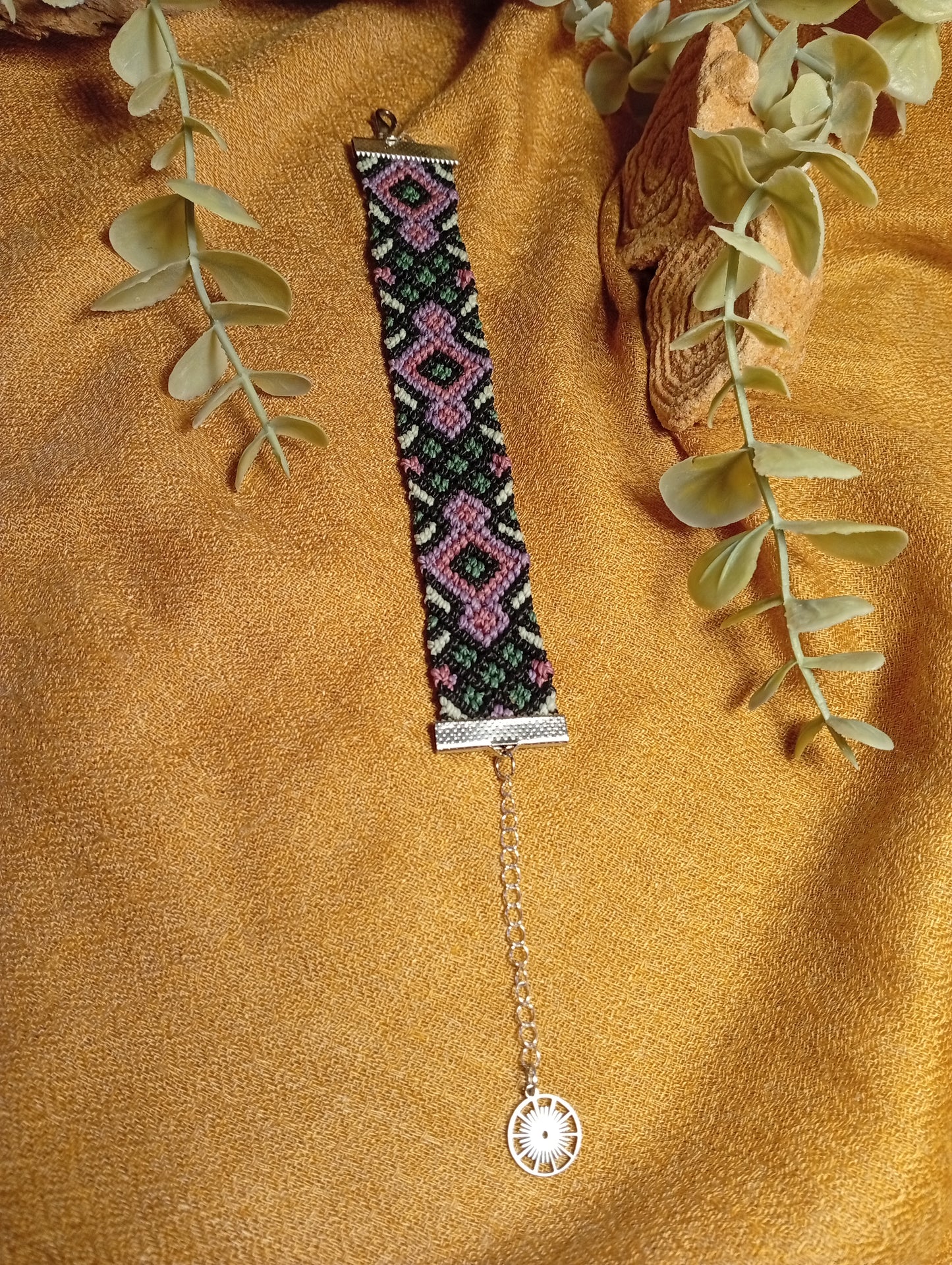 Bracelet en macramé  Mantra Bohème