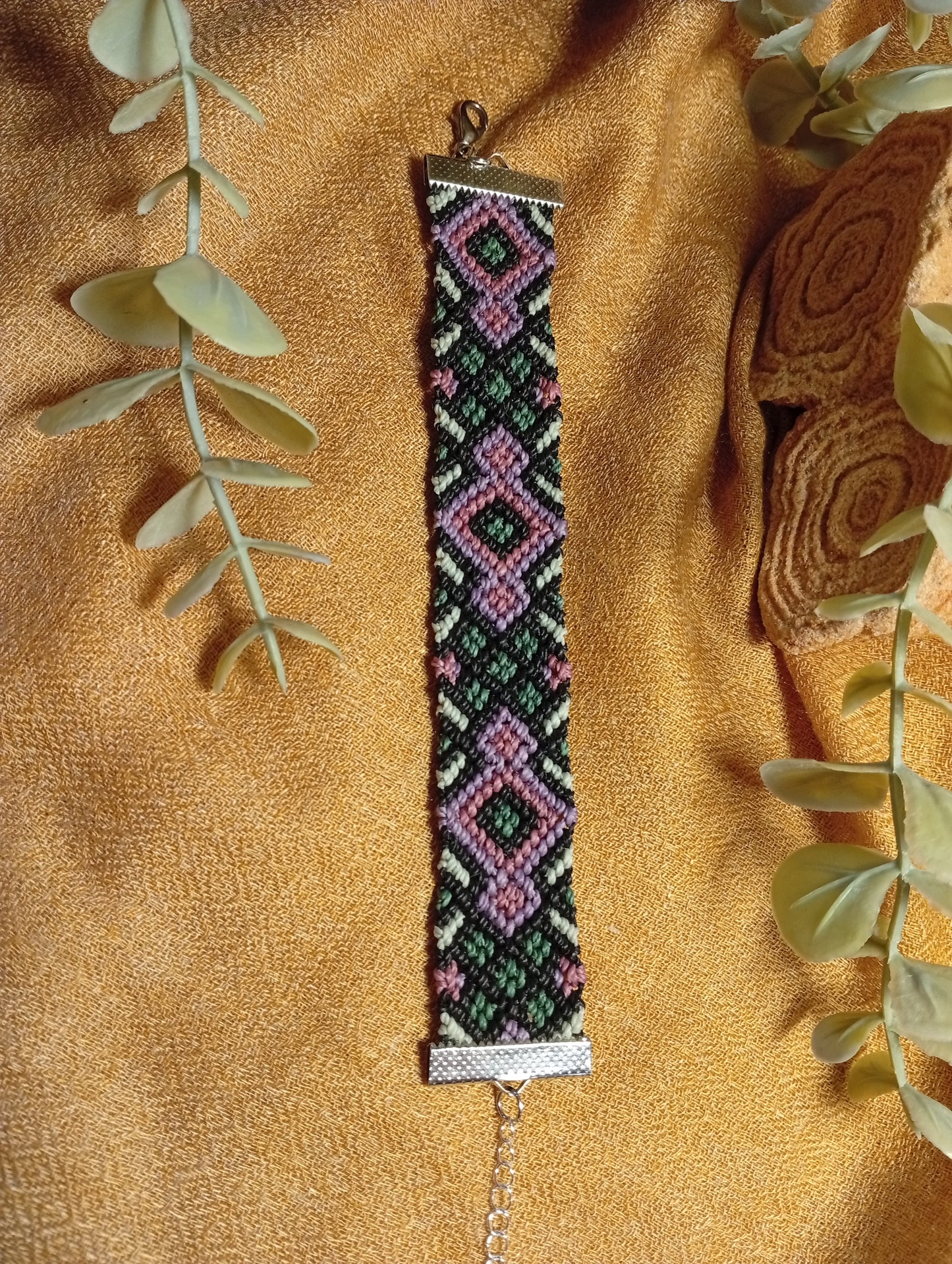 Bracelet en macramé  Mantra Bohème