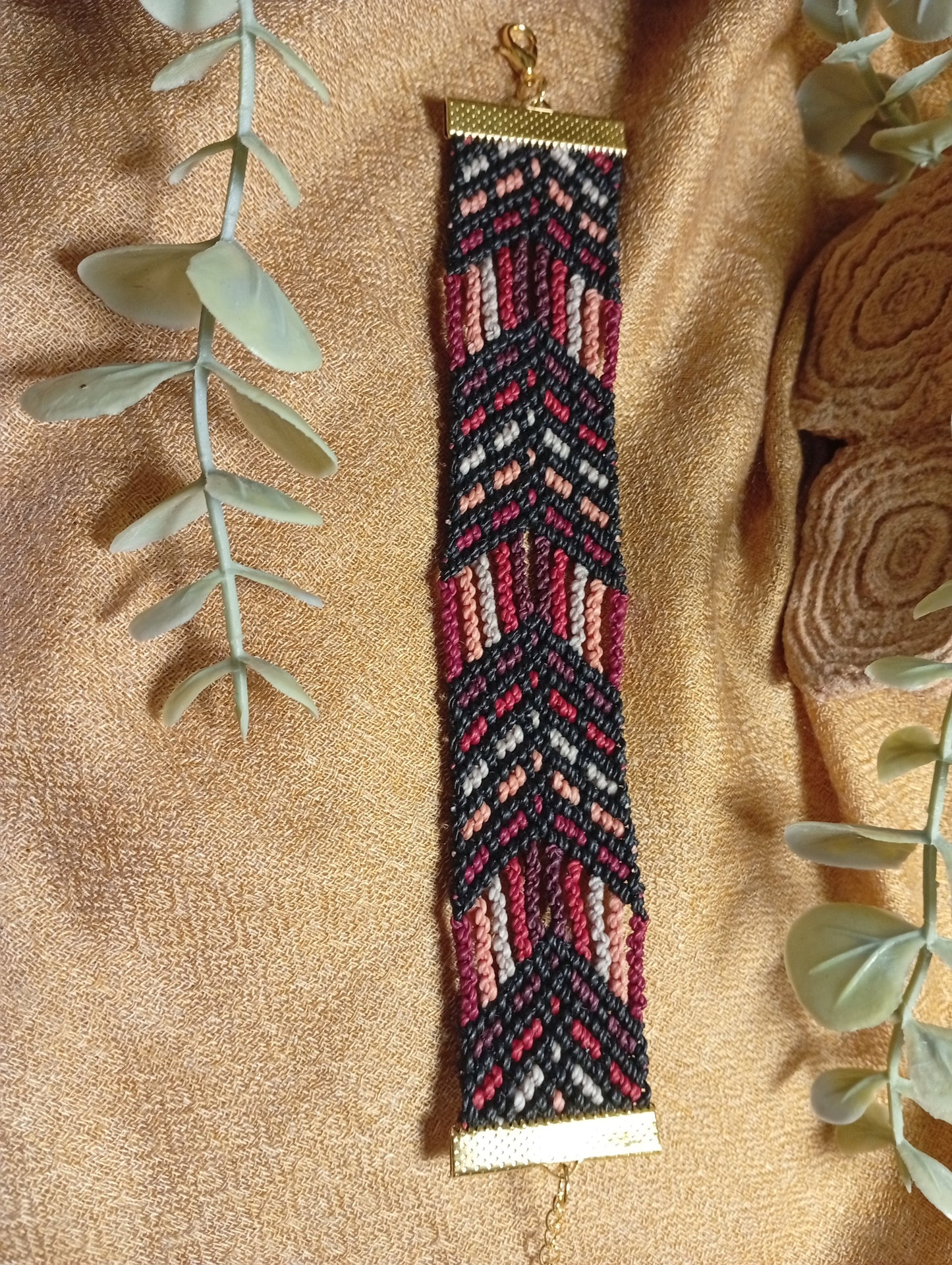 Bracelet en macramé Eclat Bohème