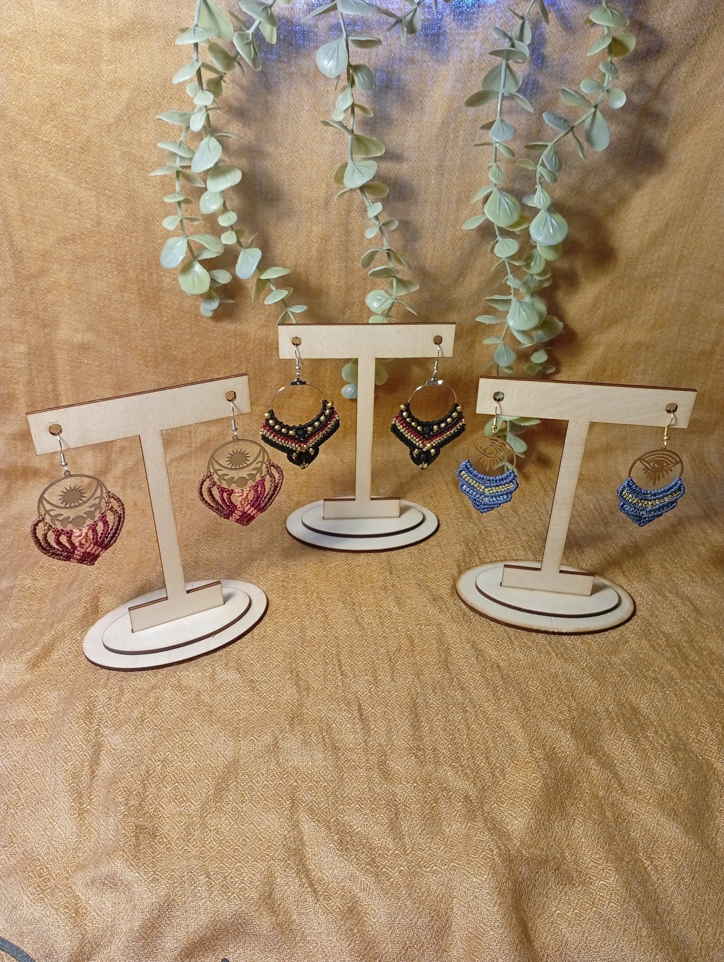 Présentoir à boucles d'oreilles individuel