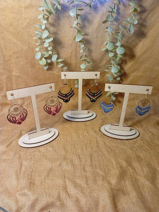 Présentoir à boucles d'oreilles individuel