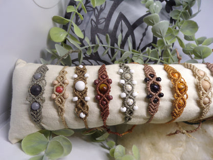 Bracelet en macramé