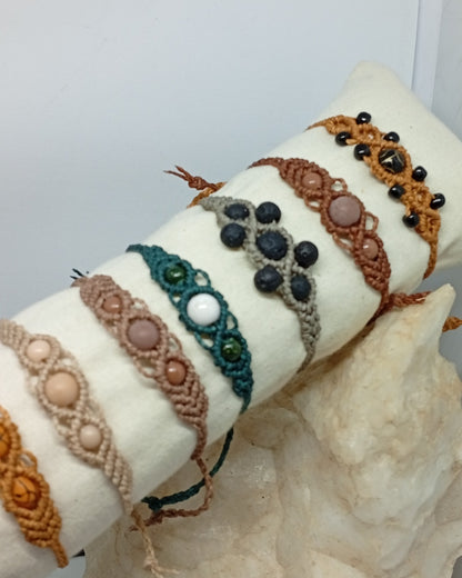 Bracelet en macramé