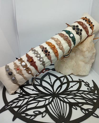 Bracelet en macramé